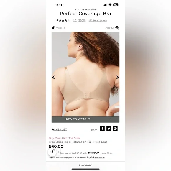 SOMA - VANISHING 360 Perfect Coverage Bra - Picture 8 of 8